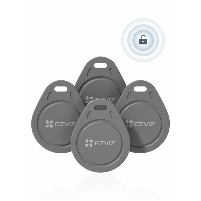 Ezviz CS-DL-IC-CPU-R200-GR Tarjeta de proximidad y llave electrónica inalámbrica Negro