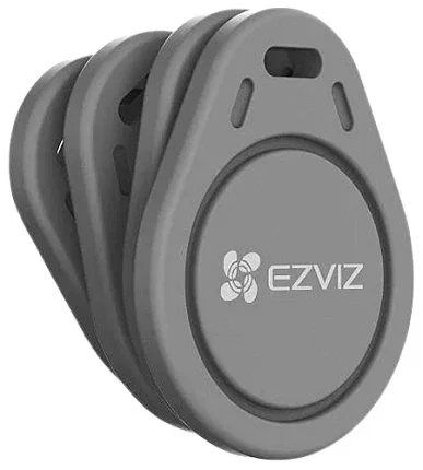 EZVIZ CS-DL-IC-CPU-R200-GR Pack 4 Llaves Electrónicas NFC Inalámbricas para Mando de Entrada Sin Llave - Color Negro