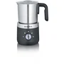 Severin SM 3588 Espumador de leche acero inoxidable negro/plata
