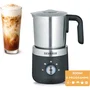 Severin SM 3588 Espumador de leche acero inoxidable negro/plata