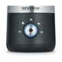 Severin SM 3588 Espumador de Leche Eléctrico Portátil, Negro y Plata, 550 W, Acero Inoxidable, 150 ml para Espuma, 300 ml para Calentar