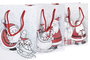 DKD Home Decor Bolsa Navidad Tradicional Rojo Blanco Papa Noel 12 Unidades 13 x 32 x 26 cm