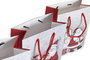 DKD Home Decor Bolsa Navidad Tradicional Rojo Blanco Papa Noel 12 Unidades 13 x 32 x 26 cm
