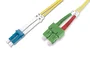 Digitus Cable de fibra óptica monomodo SC (APC) a LC (PC) 1m