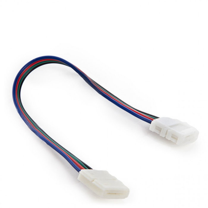 Conector para Tira LED SMD5050 10mm RGB 4 Vías Doble 12/24VDC Conector para Tira LED SMD5050 10mm RGB 4 Vías Doble 12/24VDC