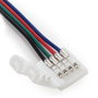 Conector para Tira LED SMD5050 10mm RGB 4 Vías Doble 12/24VDC