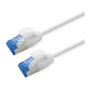 ROLINE Patchkabel Cat.6A S/FTP 0,5 m Blanco