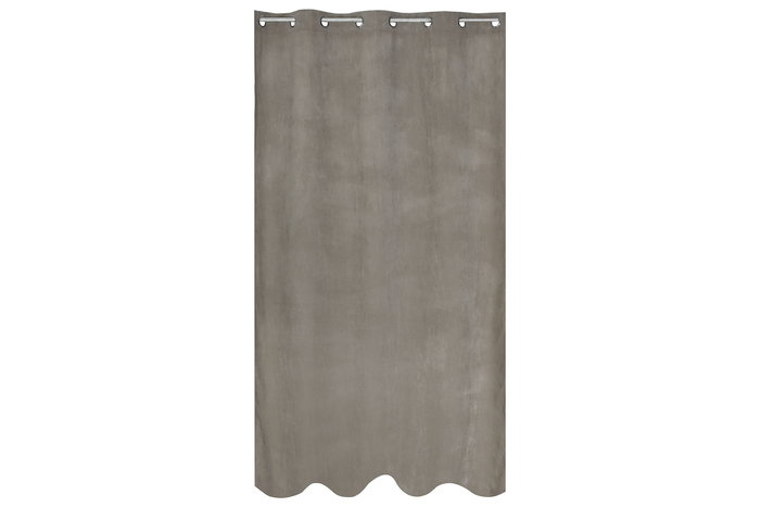 DKD Home Decor Cortina Topo 260 x 140 cm Poliester 8 Anillas (2 Unidades)