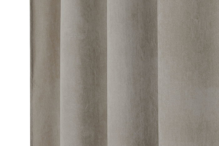 DKD Home Decor Cortina Topo 260 x 140 cm Poliester 8 Anillas (2 Unidades)