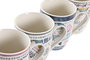 DKD Home Decor Mug Boho Multicolor 8.3 x 10.5 x 11.5 cm (12 Unidades)