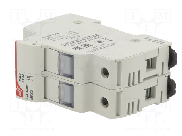 DF ELECTRIC Portafusibles PMX 25A 8x32mm 1+N DF ELECTRIC Portafusibles PMX 25A 8x32mm 1+N