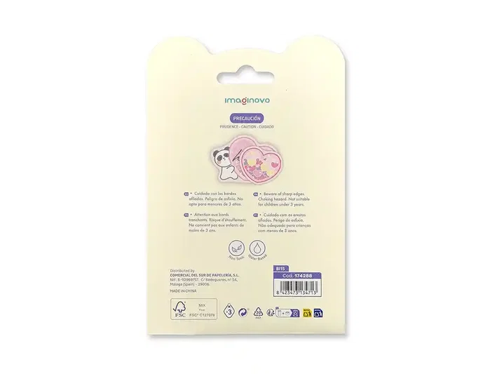 Imaginovo Bloc de Notas Adhesivas Sorpresa para Niños, 20 Hojas de Tamaños Surtidos con Diseño Fantasía y Pegatina, Azul Imaginovo Bloc de Notas Adhesivas Sorpresa para Niños, 20 Hojas de Tamaños Surtidos con Diseño Fantasía y Pegatina, Azul