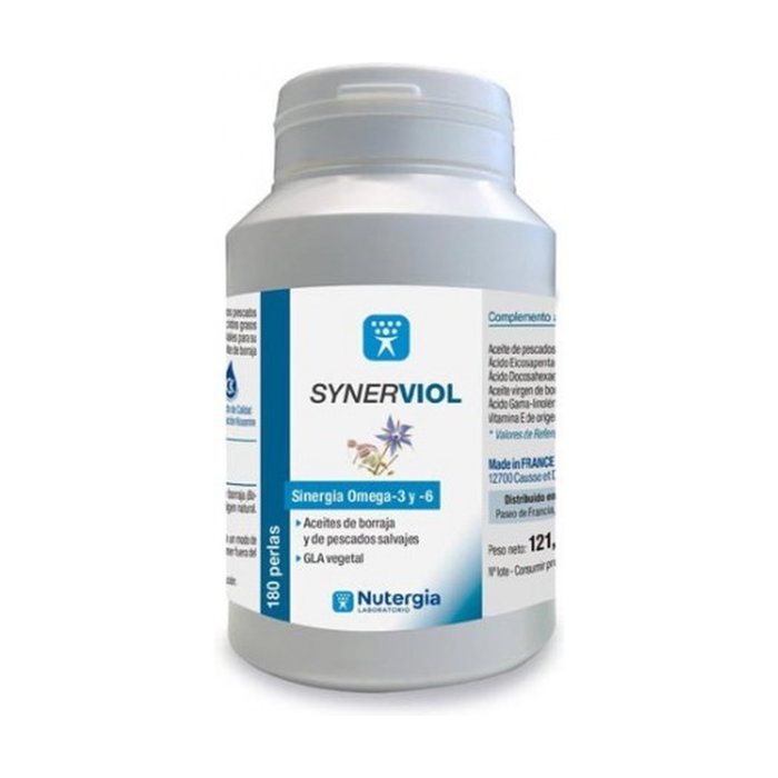 Nutergia Synerviol Sinergia de Omega 3 y 6, 180 perlas Nutergia Synerviol Sinergia de Omega 3 y 6, 180 perlas