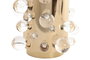 DKD Home Decor Lámpara de Sobremesa Acero Patinado Dorado