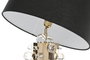 DKD Home Decor Lámpara de Sobremesa Acero Patinado Dorado