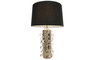 DKD Home Decor Lámpara de Sobremesa Acero Patinado Dorado