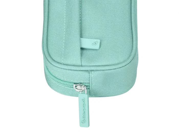 Liderpapel Estuche portatodo Classic ovalado verde manzana