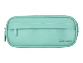 Liderpapel Estuche portatodo Classic ovalado verde manzana