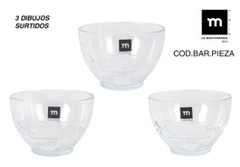 La Mediterranea Bowl Megan 680ml (Pack de 36 unidades) - Diseños Surtidos