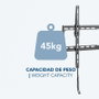 DAEWOO Soporte de TV de 37-80 pulgadas fijo con inclinación de 8 grados