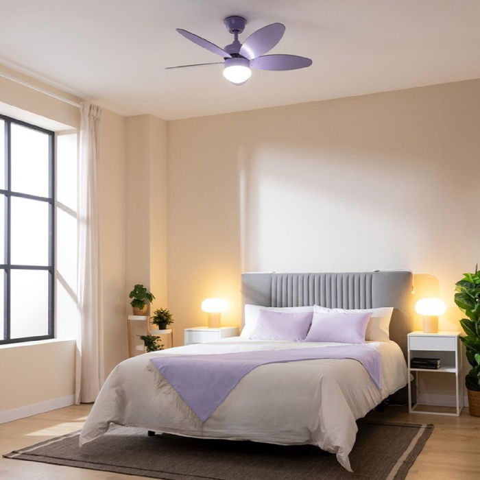 Ventilador de Techo con Luz Cecotec EnergySilence Aero 4260 Morado 18 W 40 W