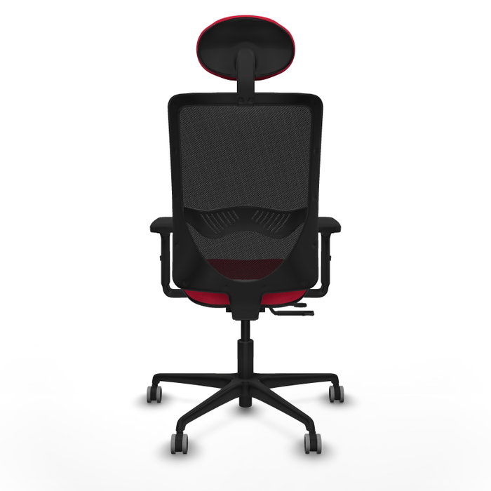 PIQUERAS Y CRESPO Silla de oficina Zulema con mecanismo Sincro/Traslack, Rojo y Negro PIQUERAS Y CRESPO Silla de oficina Zulema con mecanismo Sincro/Traslack, Rojo y Negro