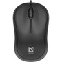 Defender Ratón Óptico MS-759 Patch 1000 DPI 3 Botones USB Negro 52759