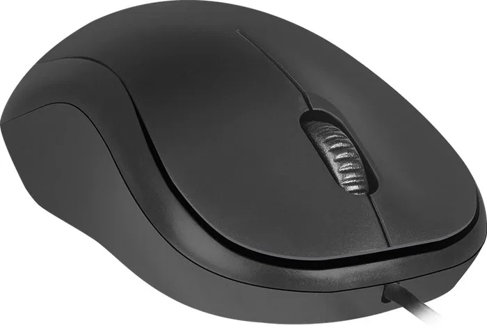 Defender Patch MS-759 Ratón Óptico Ambidiestro para Oficina - 1000 DPI, 3 Botones, Rueda de Desplazamiento, USB Tipo A, Negro