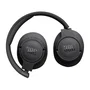JBL Tune 720BT Auriculares Inalámbricos Bluetooth 5.3 Diadema para Llamadas y Música, Supraaural, 76 Horas Autonomía, Plegables, Negro