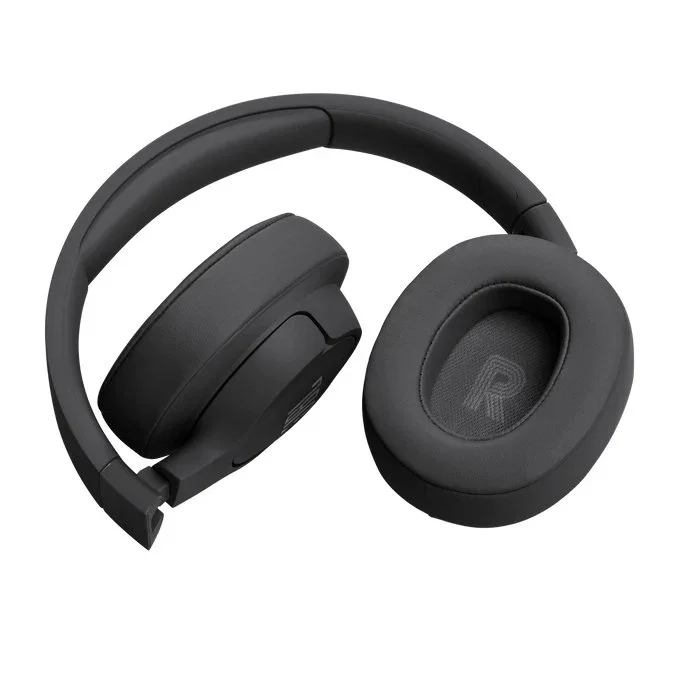 JBL Tune 720BT Auriculares Inalámbricos Bluetooth 5.3 Diadema para Llamadas y Música, Supraaural, 76 Horas Autonomía, Plegables, Negro