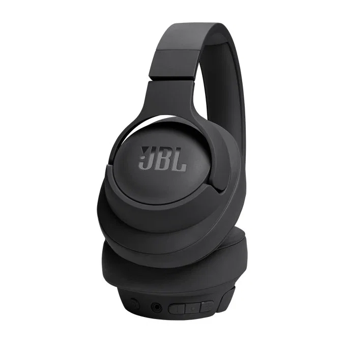 JBL Tune 720BT Auriculares Inalámbricos Bluetooth 5.3 Diadema para Llamadas y Música, Supraaural, 76 Horas Autonomía, Plegables, Negro