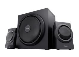 Trust 23696 Conjunto de Altavoces 2.1, 60W RMS, 120W PMPO, Negro, Universal