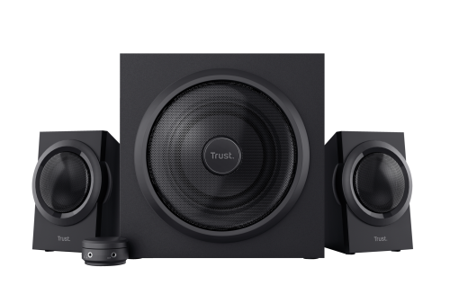 Trust 23696 Conjunto de Altavoces 2.1, 60W RMS, 120W PMPO, Negro, Universal