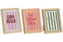 DKD Home Decor Set de 6 Marcos de Fotos SARDINAS Multicolor