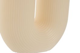 DKD Home Decor Vela Scandi Crema 5 x 11 x 12 cm Duración 26h (12 Unidades)