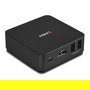 LINDY KVM Switch 2 Port USB-C y DisplayPort 1.2 42320, 4K Ultra HD 3840x2160, Conmutación Automática, Audio, USB PD 100W, Metal Gris