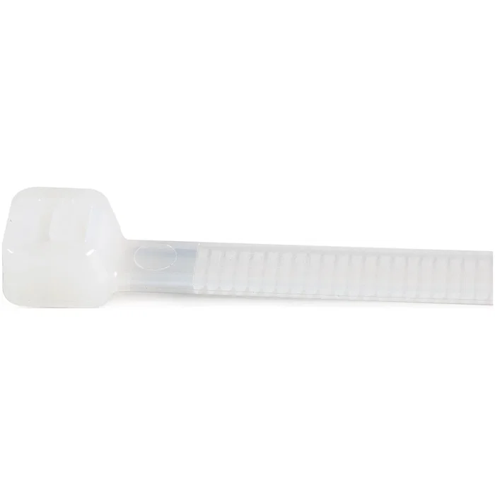StarTech.com CBMZT8N Brida de Cable Nylon Reutilizable Blanca 100 Piezas - 20cm Longitud, Resistencia 22kg, Diámetro Haz 55mm
