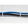 StarTech.com CBMZT8N Brida de Cable Nylon Reutilizable Blanca 100 Piezas - 20cm Longitud, Resistencia 22kg, Diámetro Haz 55mm