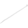 StarTech.com CBMZT8N Brida de Cable Nylon Reutilizable Blanca 100 Piezas - 20cm Longitud, Resistencia 22kg, Diámetro Haz 55mm