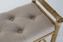 DKD Home Decor Descalzadora Bambú Algodón Marrón y Beige