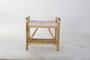 DKD Home Decor Descalzadora Bambú Algodón Marrón y Beige