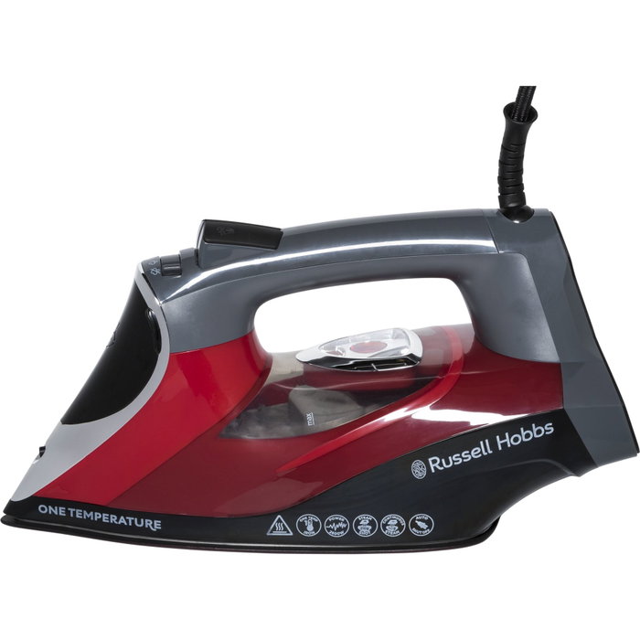 Russell Hobbs One Temperature 25090-56 Plancha de Vapor Roja