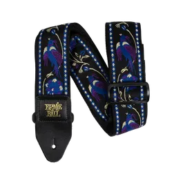 Ernieball Correa para Guitarra y Bajo Jacquard - Purple Pleasant Pheasant, Ajustable 41-72 Pulgadas