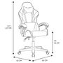 Silla Gamer Be Mix Despacho Escritorio, Ajustable, Reposabrazos, Apoyacabezas, Comodidad para Videojuegos y Trabajo