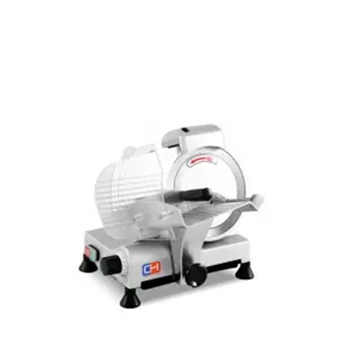 Romag Cortafiambres Compact MC 220 mm, máquina cortafiambres, 22 cm, aluminio anodizado, 185 W, afilador incorporado