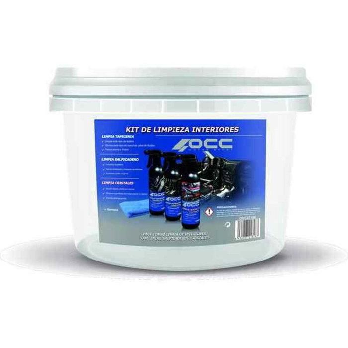 Occ Motorsport OCC47100 Kit de Limpieza Interior para Coche - 3 Productos para Tapicería, Salpicadero y Cristales Occ Motorsport OCC47100 Kit de Limpieza Interior para Coche - 3 Productos para Tapicería, Salpicadero y Cristales