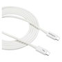 StarTech.com Cable Thunderbolt 3 Pasivo 2m Blanco - 20Gbit/s, 100W PD, 4K, Compatible con USB4, Certificado Thunderbolt