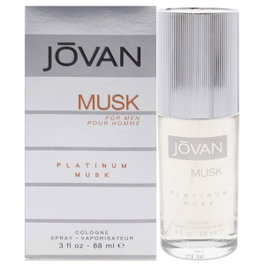 Jovan Platinum Musk Eau De Cologne 88ml Spray