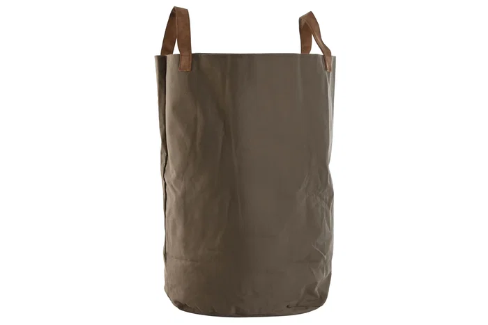 DKD Home Decor Bolsa de Algodón Canvas 40x40x60 para Restos Verdes