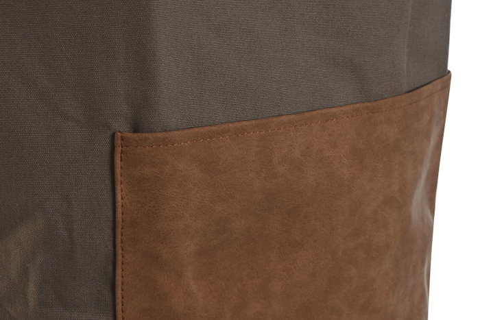 DKD Home Decor Bolsa de Algodón Canvas 40x40x60 para Restos Verdes